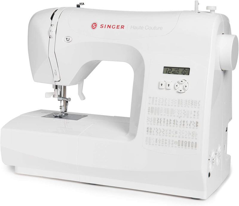 Singer F527C Haute Couture - Computer-Nähmaschine mit 80 Nähprogramme, Automatisches Nähen, Freiarm,