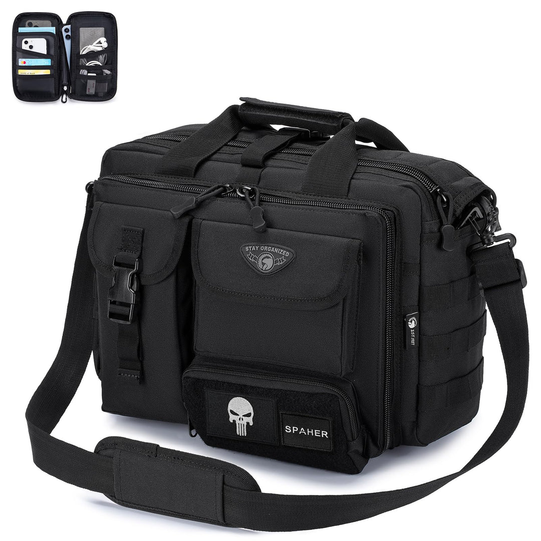 SPAHER Laptoptasche 14 Zoll Aktentasche Herren Business Tasche Arbeitstasche Herren Tasche Herren Ta
