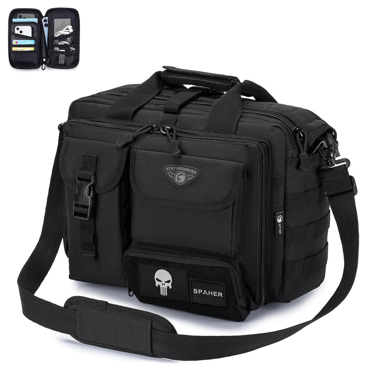 SPAHER Laptoptasche 14 Zoll Aktentasche Herren Business Tasche Arbeitstasche Herren Tasche Herren Ta