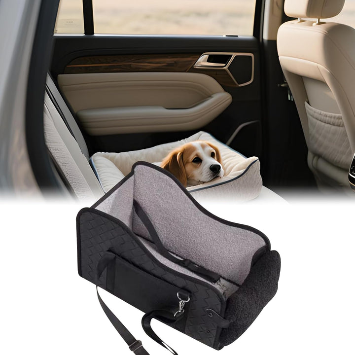 Mittelkonsole Hundeautositz,Hunde Konsole Autositz Unter 6kg | Klappbarer Transportabler Booster Trä