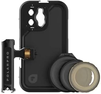 PolarPro - LiteChaser iPhone 14 Pro - Cage Kit - Inkl. iPhone 14 Pro Cage - Einzelgriff - VND 3-5 Fi