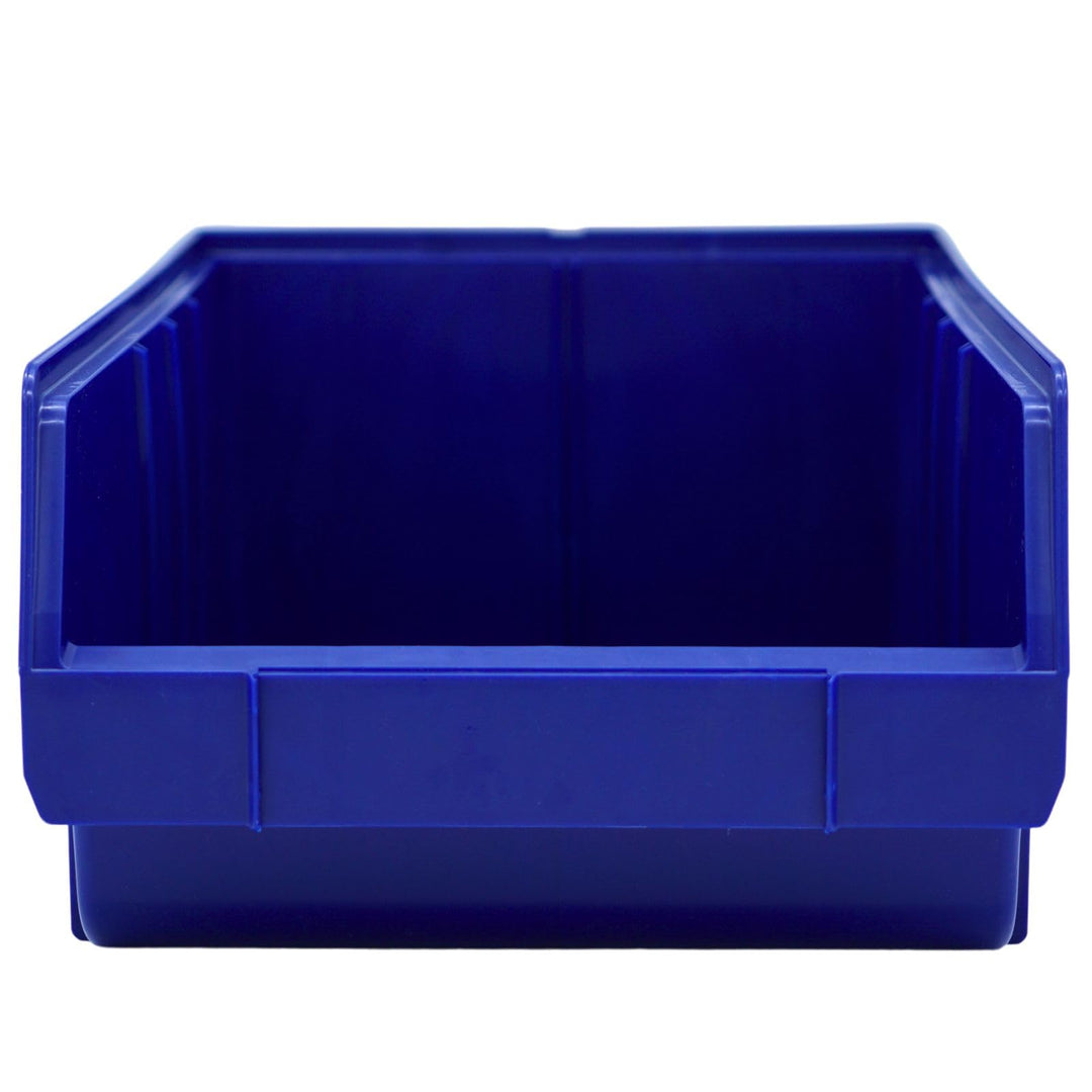 SC-Normteile Sichtbox 8 Stück Grösse 1 (489 x 304 x 185 mm) Blau – PP Kunststoff, stapelbar – Stapel
