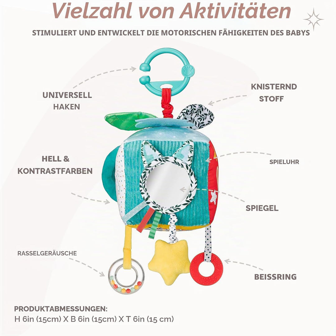 Sophie la Girafe VUI230853 Sinnesspielzeug, Black | Biobasierter Kunststoff | Badespiel Glöckchen un
