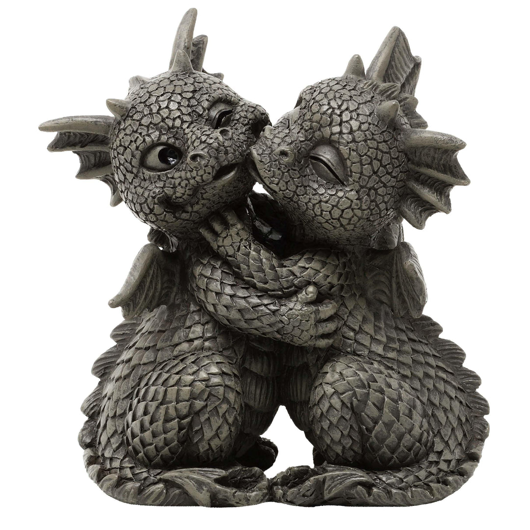 MystiCalls by Mayer Chess Gartenfigur Gartendrache - Modell Loves klein - Fantasy Figur Deko Drache