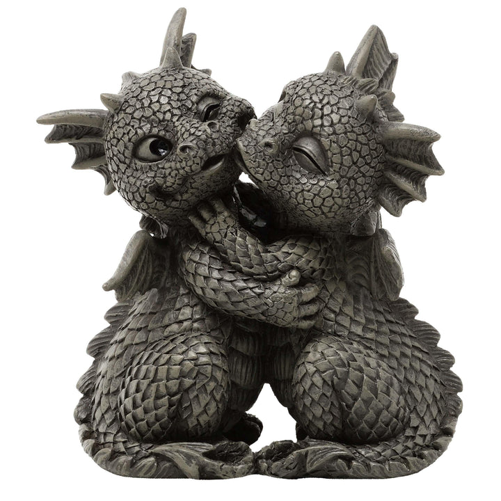 MystiCalls by Mayer Chess Gartenfigur Gartendrache - Modell Loves klein - Fantasy Figur Deko Drache