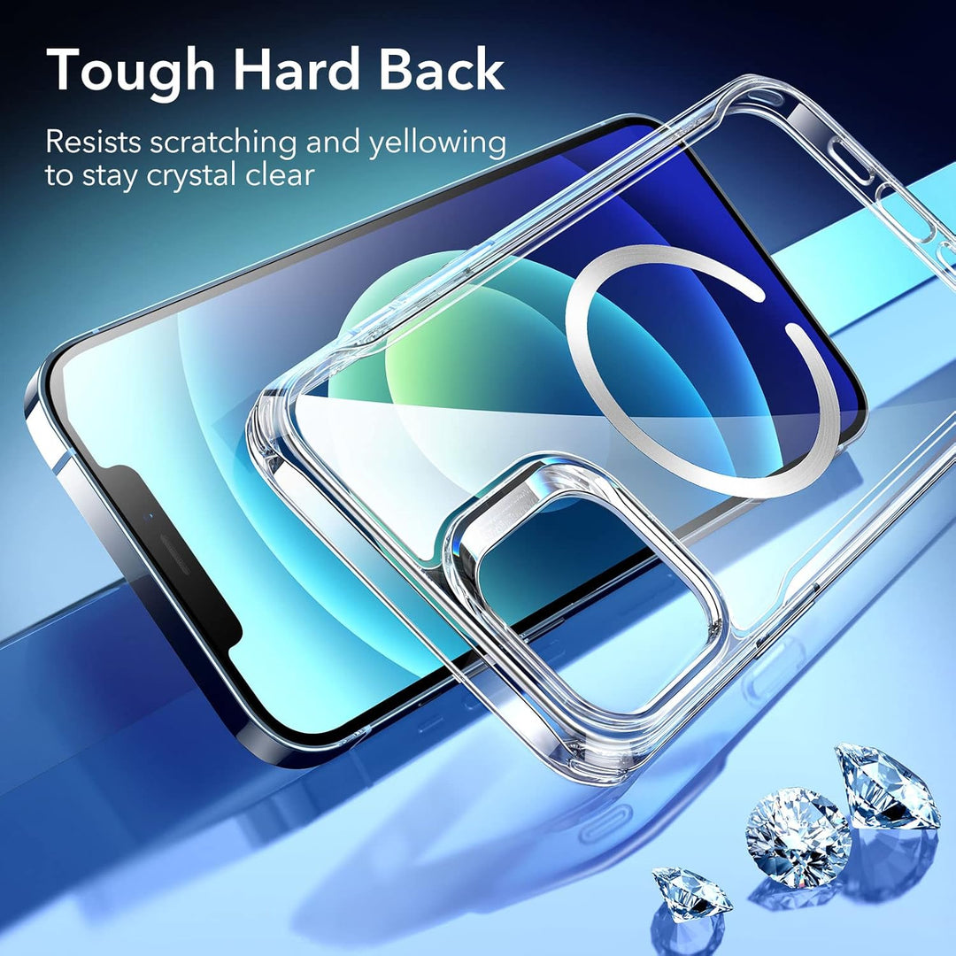 ESR Hülle für iPhone 12, iPhone 12 Pro 2020 Sidekick Hybrid Magafe Case, Transparent Handyülle mit H