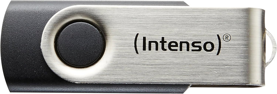 Intenso Basic Line 64 GB USB-Stick USB 2.0 Silber/schwarz (Packung mit 2) 64GB (Packung mit 2) Basic