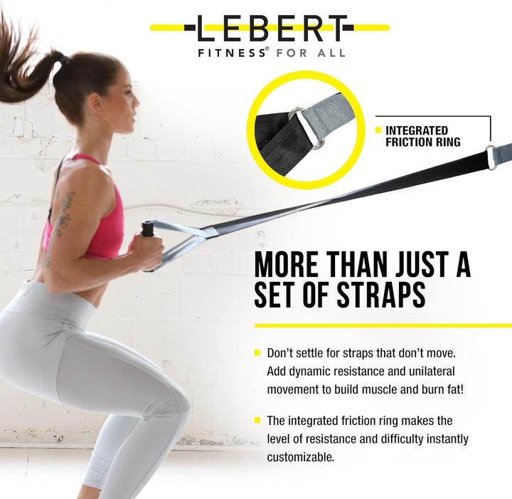 Lebert Fitness HIIT System – Funktions-/dynamisches Trainingssystem, Schwarz / Grau