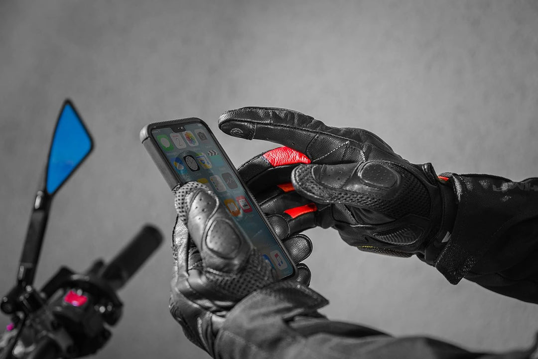 SHIMA RUSH Motorradhandschuhe - Atmungsaktive, Verstärkte, Stadt, Sommer, Touchscreen Handschuhe mit