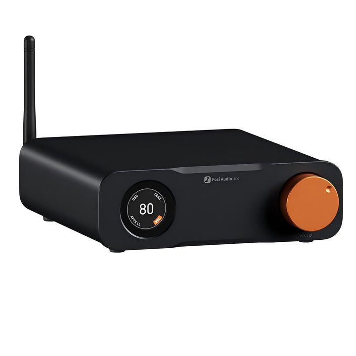Fosi Audio ZD3 Desktop DAC Preamp, Fully Balanced DA Wandler mit ES9039Q2M für Heim-Stereo-Verstärke