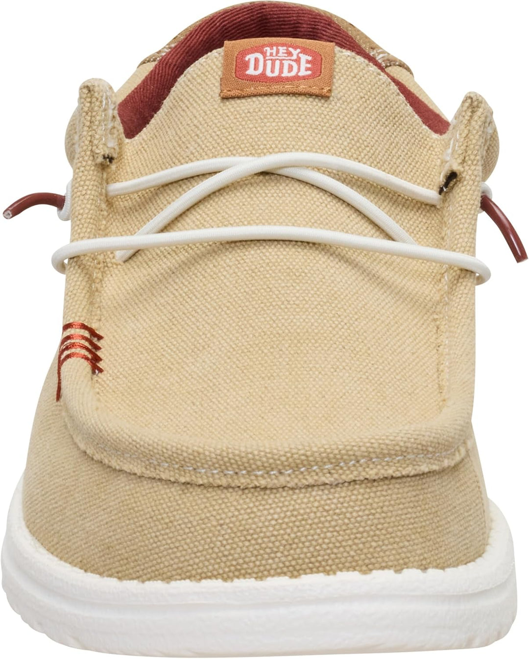 HEYDUDE - Wally Sox Stitch Herren - Slip on Schuhe - Herren Loafers, Black White 40 EU Beige, 40 EU