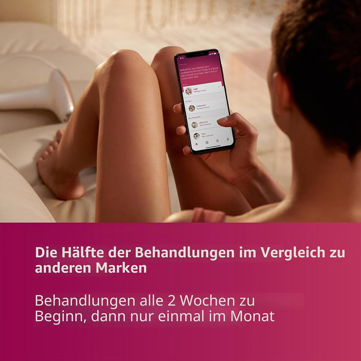 Philips Lumea IPL Advanced, 3 Zubehörteile, Epiliergerät und kompakter Satin-Trimmer