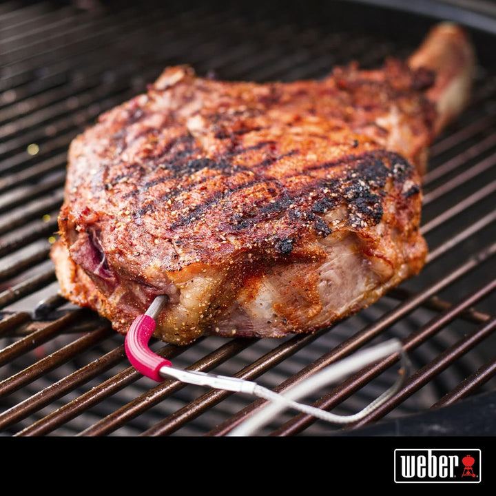 Weber Messfühler für Fleisch/Kompatibel mit allen iGrill Modellen und der Weber Connect App für Gril
