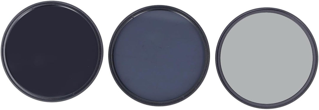 ND-Filterset, mit ND2-Filter, ND4-Filter und ND8-Filter, HD-Mehrschichtbeschichtung, Anti-Überbelich