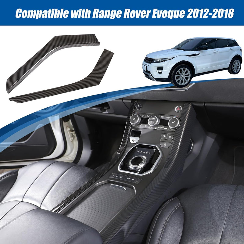 DIYUCAR ABS-Kunststoff-Mittelkonsole, Seitendekoration, für Land Rover Range Rover Evoque 2012–2018