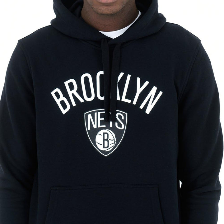 New Era Herren Brooklyn Nets Kapuzenpullover Herren Kapuzenpullover 3XL Schwarz, 3XL Schwarz