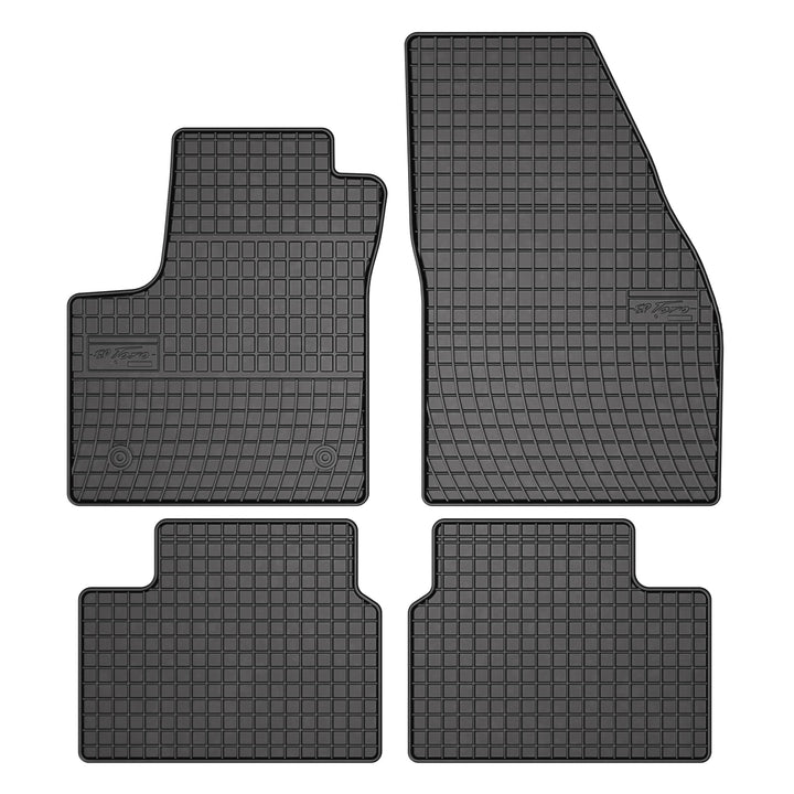 FROGUM EL Toro Gummimatten Ganzjähriges-Set von Autofussmatte Auto Fussmatten für Opel Meriva B 2010