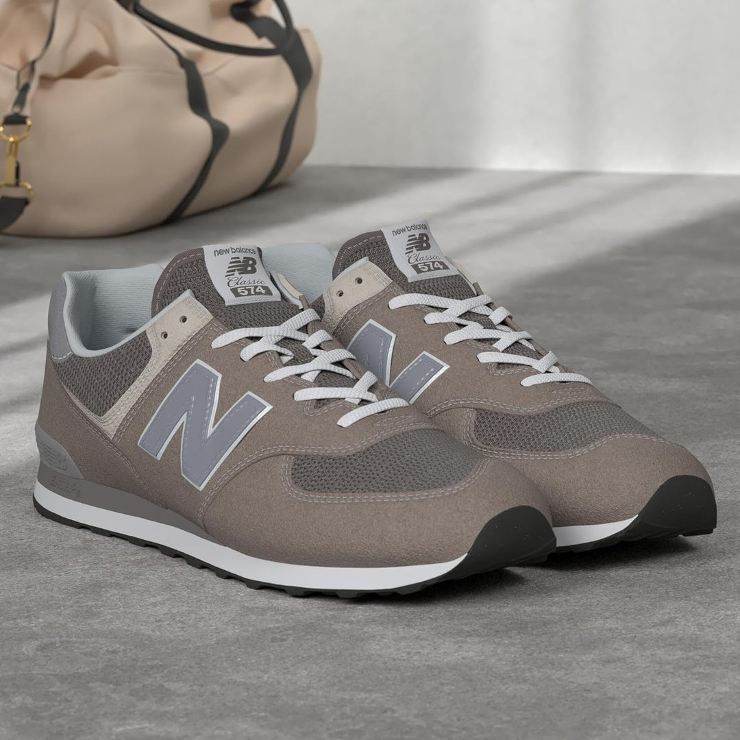 New Balance Herren 574 Sneaker 40.5 EU Grau, 40.5 EU Grau