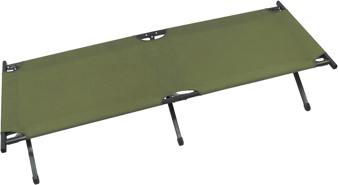 MFH US Camp Bed Aluminium 190x66 cm Oliva 190x66 cm, Oliva 190x66 cm