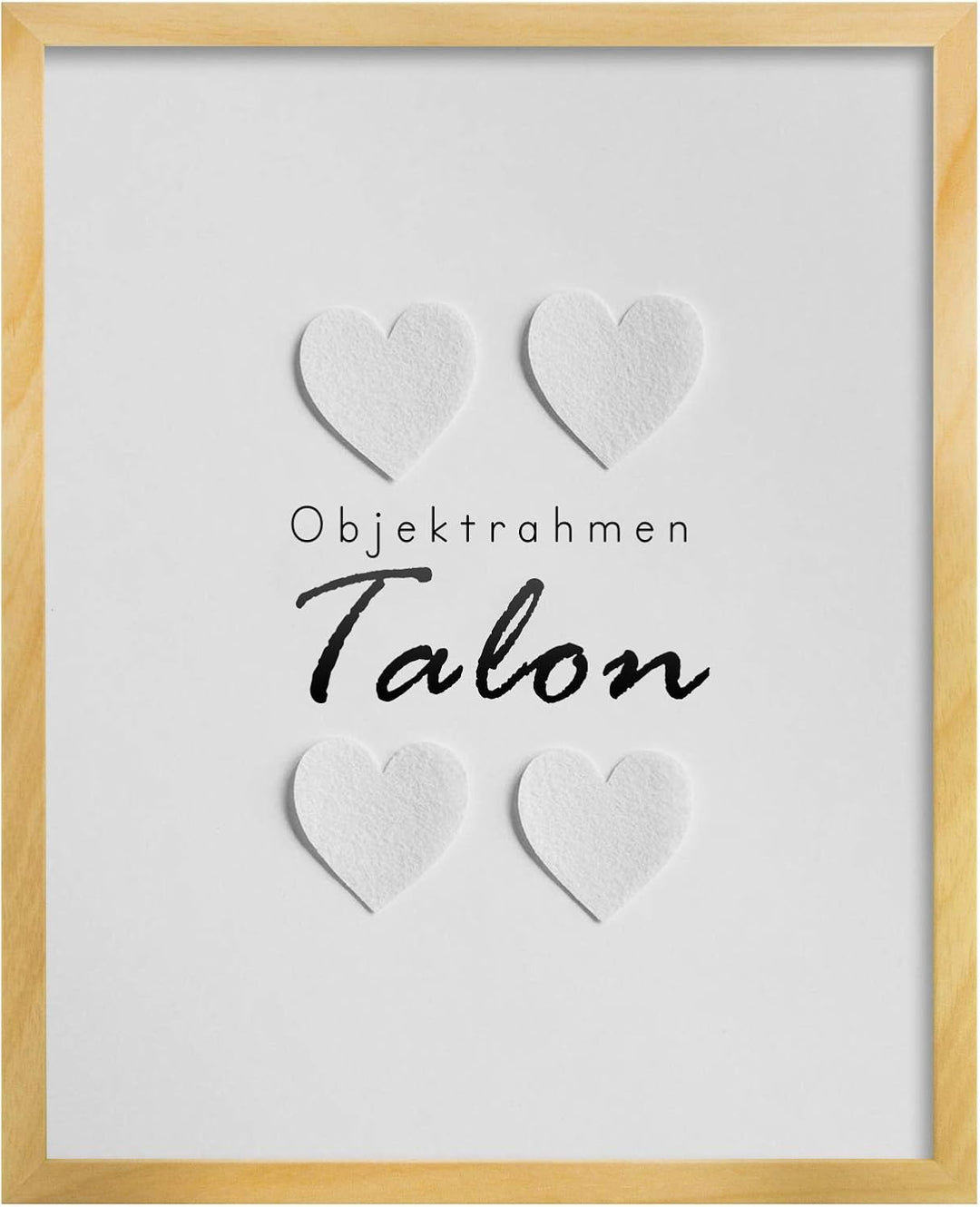 Objektrahmen Talon SPACE 36x48 cm Natur 3D Bilderrahmen zum Befüllen, 36x48 cm Natur