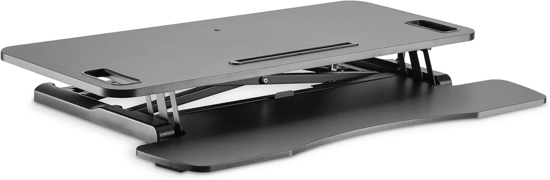 DIGITUS DA-90380-1 Höhenverstellbarer Sitz/Steh Arbeitsplatz, Schwarz