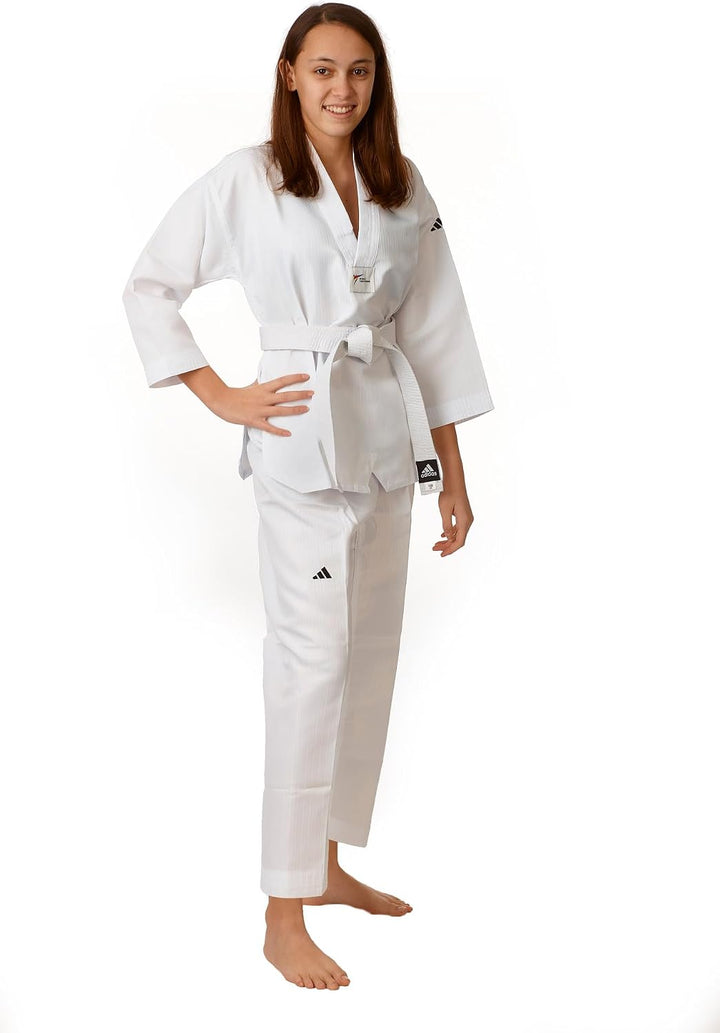 adidas Taekwondoanzug Start II Eco | Dobok mit neuem WT Logo | für Kinder und Erwachsene | Leicht un