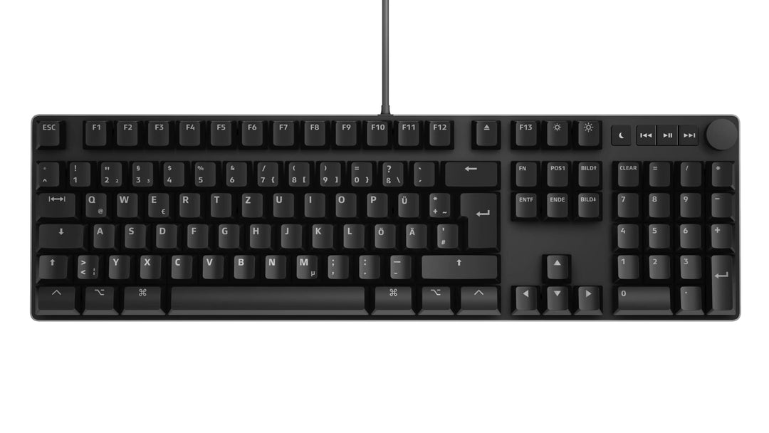 Das Keyboard MacTigr kabelgebundene mechanische Tastatur - Niedrigprofil Schalter, für Apple Nutzer,