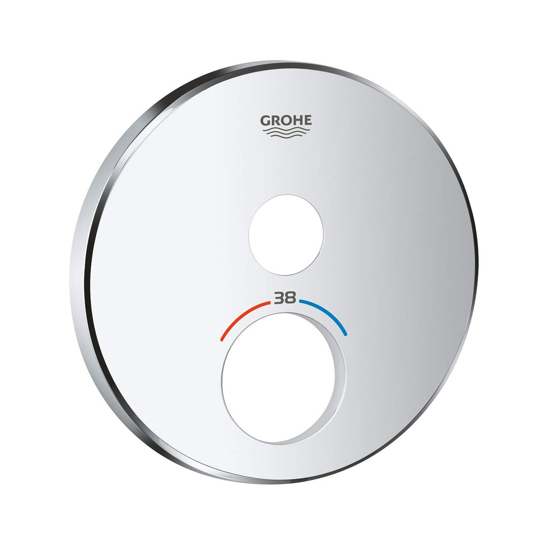 GROHE Rosette (Original Ersatzteil, Langlebig, Robust, Herstellergarantie: 5 Jahre), Chrom, 49030000