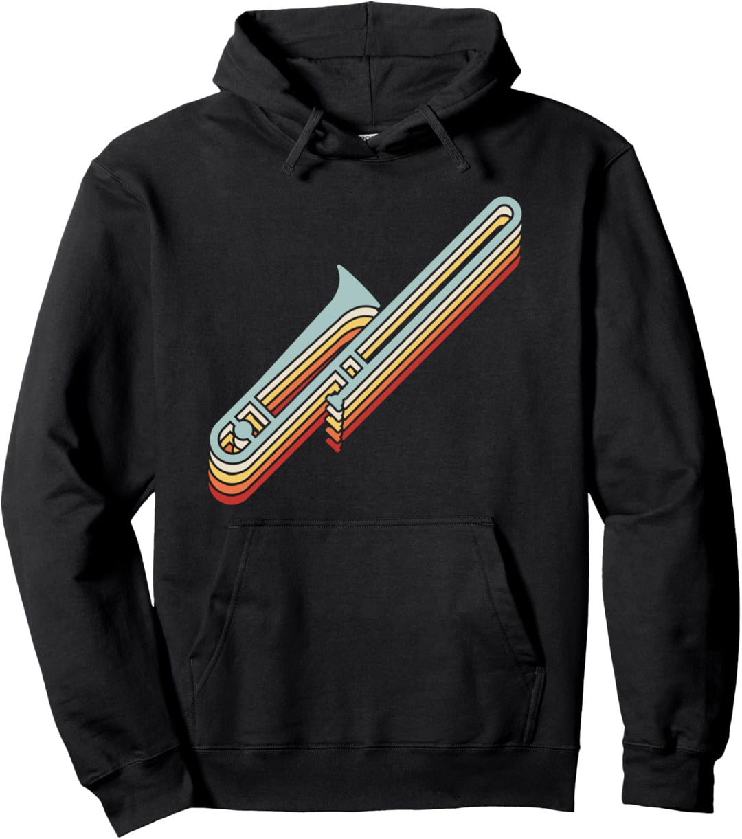 Retro Posaune Blaskapelle Orchester - Vintage Posaune Pullover Hoodie