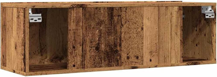vidaXL TV-Wandschränke 2 STK. Altholz-Optik 100x30x30 cm, HiFi-Schrank, TV-Konsole, TV-Möbel, Medien