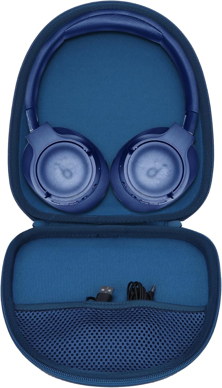 Hart Reise Schutz Hülle Etui Tasche für Soundcore by Anker Q20i Q20 Q20+ Q30 Q35 Q40 Q45 Hybrid Acti