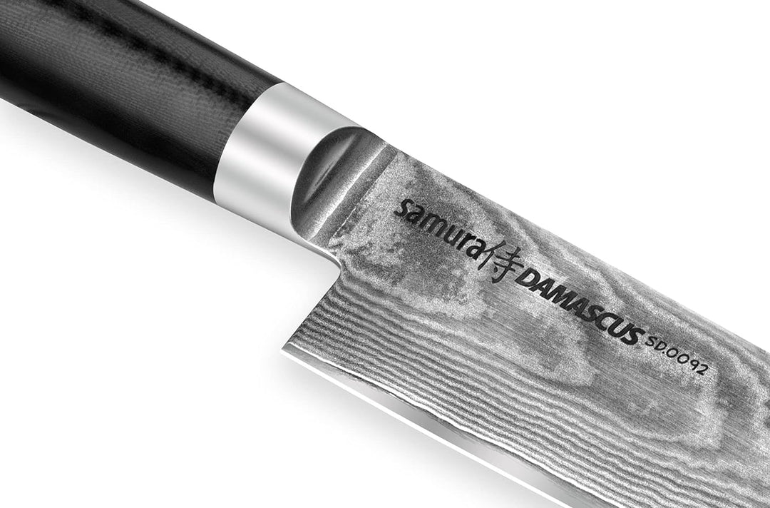 Samura Damascus Professionelles japanisches Küchen-kleines Santoku-Messer 145mm/5.7"