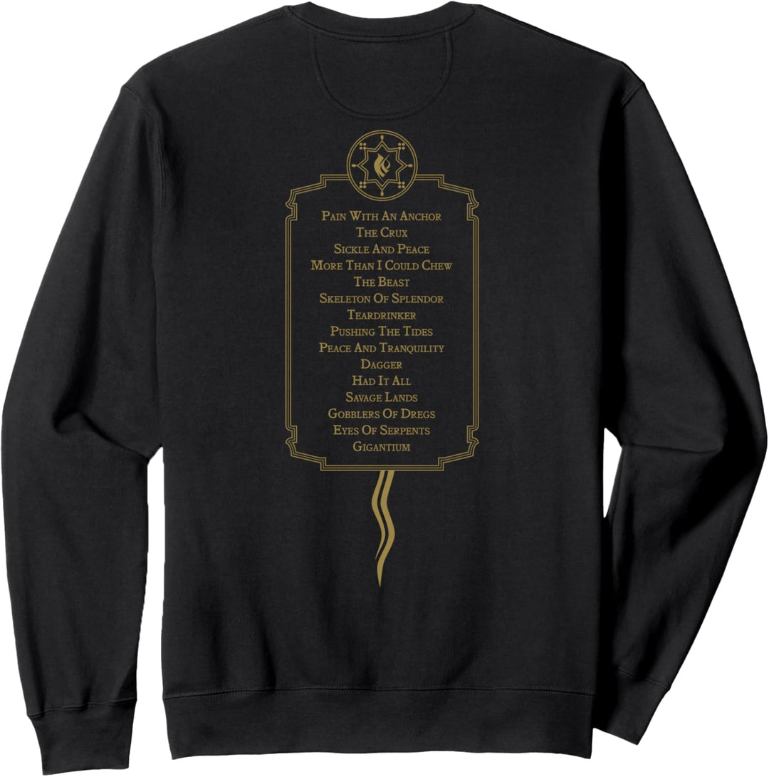 Mastodon - Hushed and Grim Cover Tracklist Back Print Sweatshirt