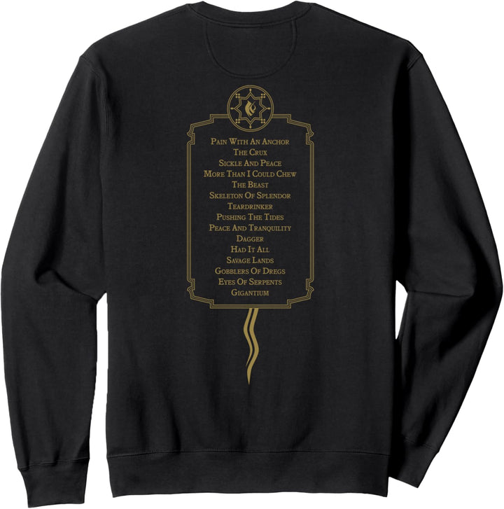 Mastodon - Hushed and Grim Cover Tracklist Back Print Sweatshirt