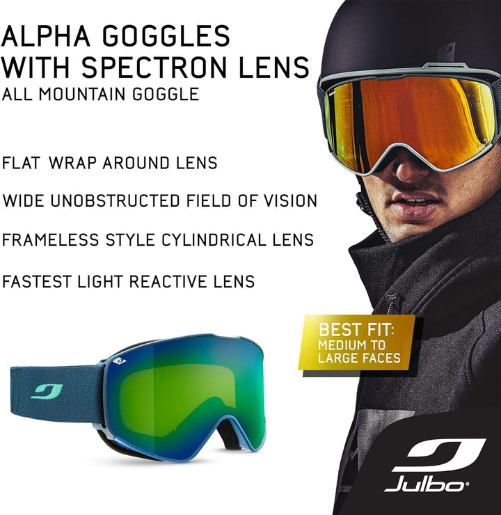 Julbo Alpha Skibrille, dunkelblau, One Size