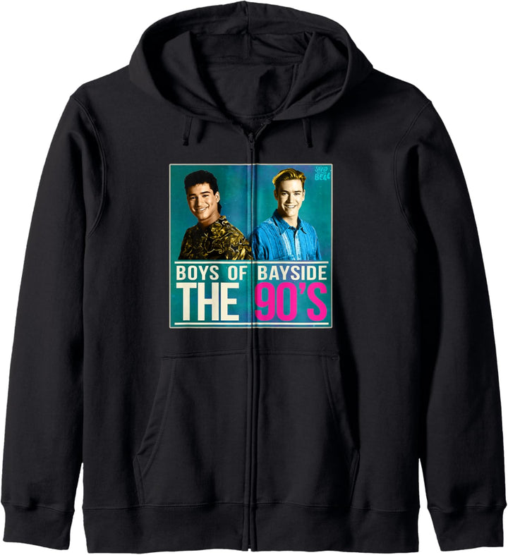 Saved By The Bell Zack & Slater 90er Jahre Kapuzenjacke