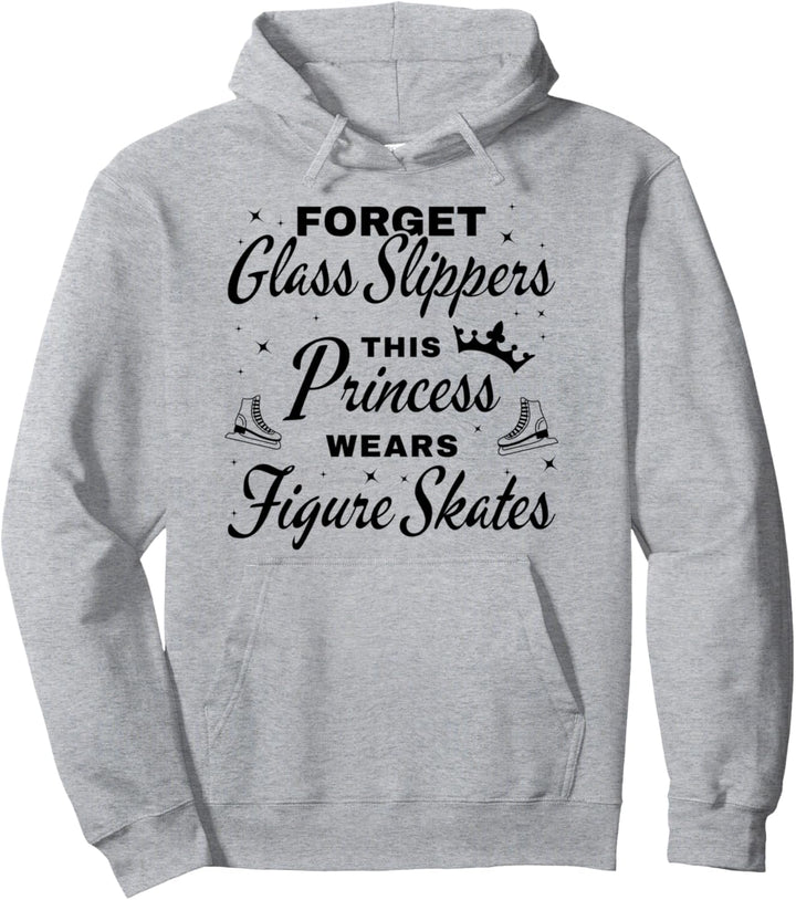 Vergessen Sie Glaspantoffel, diese Prinzessin trägt Eiskunstlaufschuhe Pullover Hoodie
