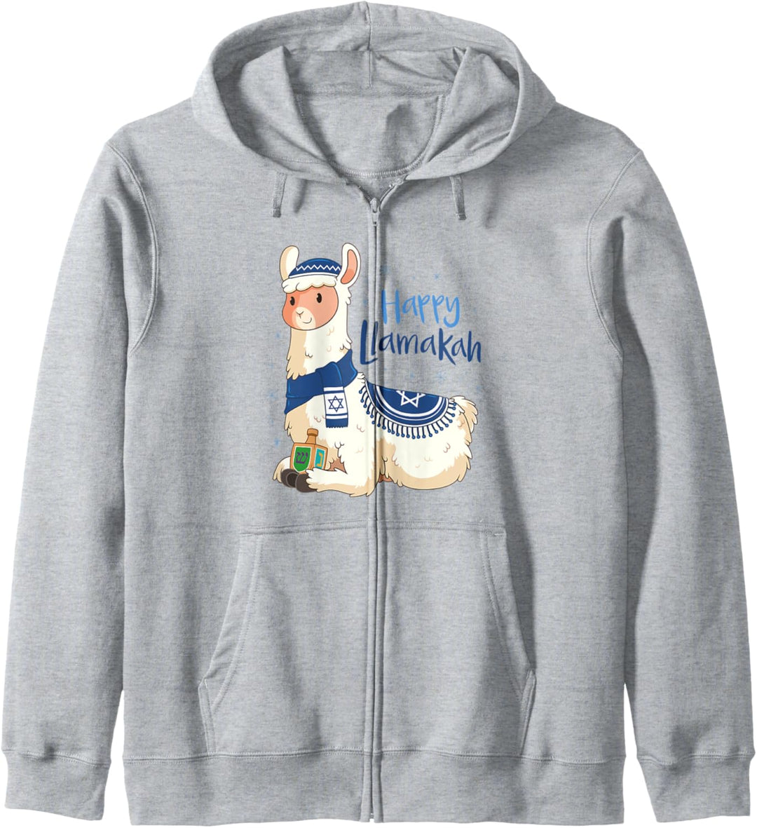 Lustige Hanukka-Lama Pun Glückliche Llamakah-Geschenke Kapuzenjacke