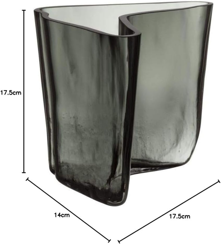 Iittala 1057118 Aalto vase 175x140mm dunkelgrau 17,5 cm Dunkelgrau, 17,5 cm Dunkelgrau