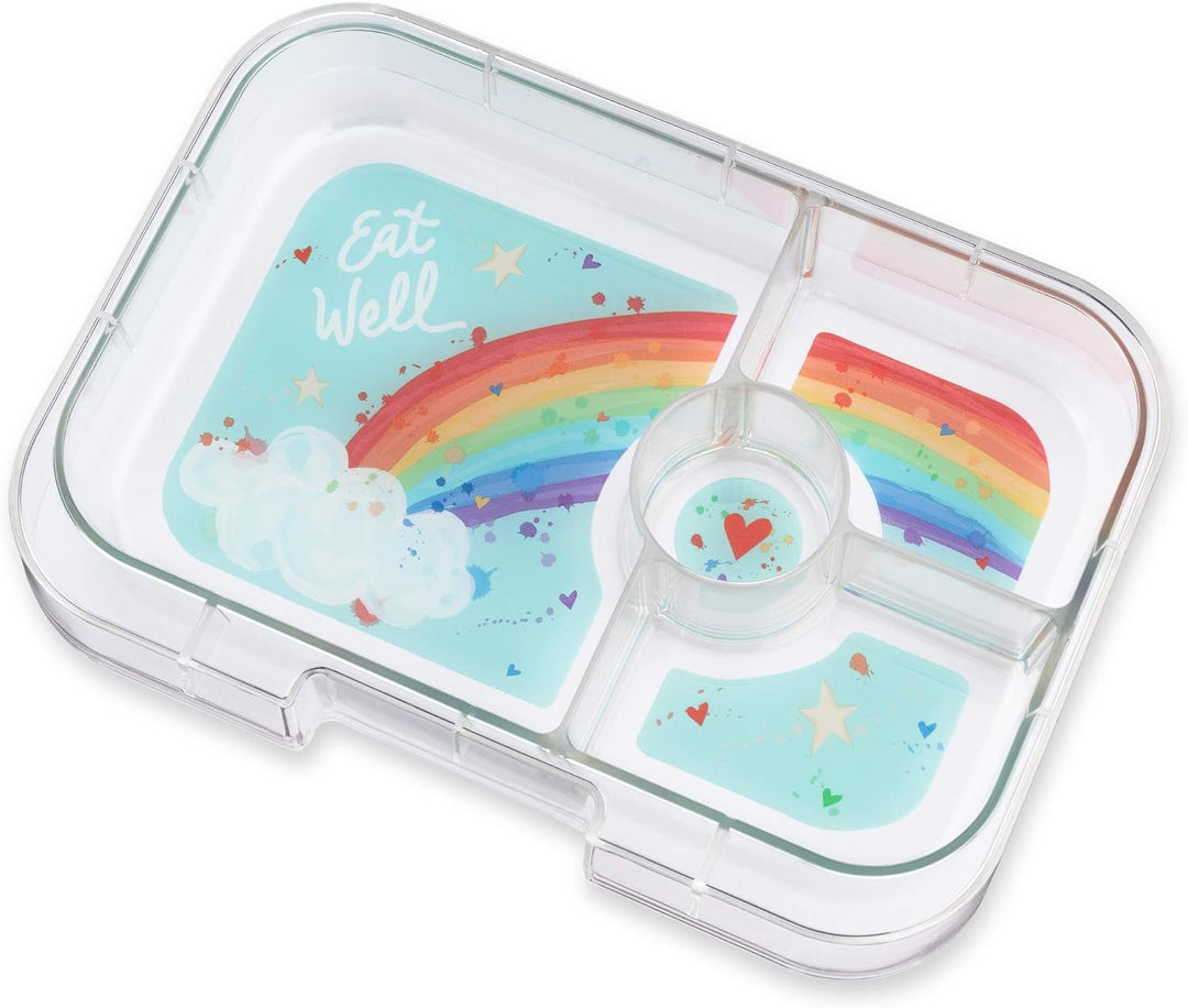 yumbox Panino M Lunchbox - mittelgrosse Brotdose mit 4 Fächern | Kinder Bento Box für Kindergarten,