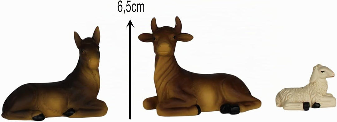 ZICOM Krippenfigurenset Babylon orientalisch ca. 10cm 11-TLG. Polyresin handbemalt