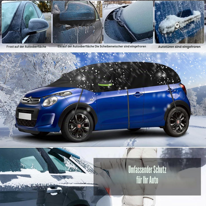 Halbe Autoabdeckung Ersatz für Citroen C1 2005-2022, Softtop Dachschutz Autoabdeckung Wasserdicht, H