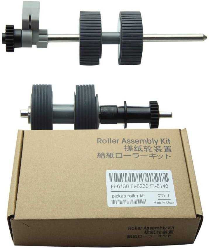 PA03540-0001 Brake Roller & PA03540-0002 Pick Roller for Fujitsu Scanner Fi-6130 Fi-6130Z Fi-6230 Fi
