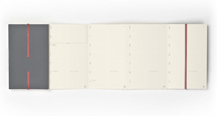 DAYZ portrait Wochen-Kalender, Terminplaner, Taschenkalender & Tischkalender, 18 Monate, 2023-2024,