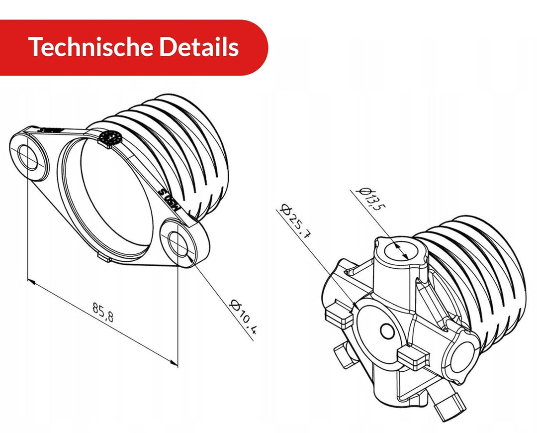 KASTOM Garagentor Torsionsfedern Set SPRINGSERVICE verzinkt 1 Paar Federn links rechts – Ersatzfeder