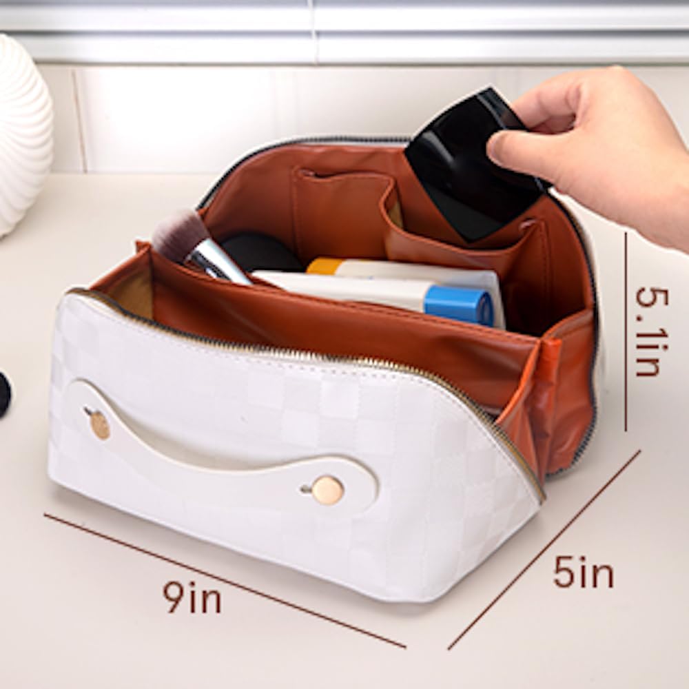 Grosse tragbare Make-up-Tasche, tragbare Reise-Kosmetiktasche für Frauen und Mädchen, Geschenk, Make