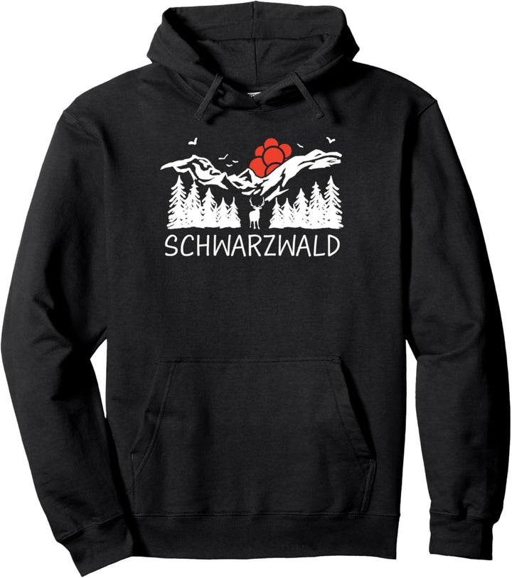 Schwarzwald Wald Reh Schwarzwälder Pullover Hoodie