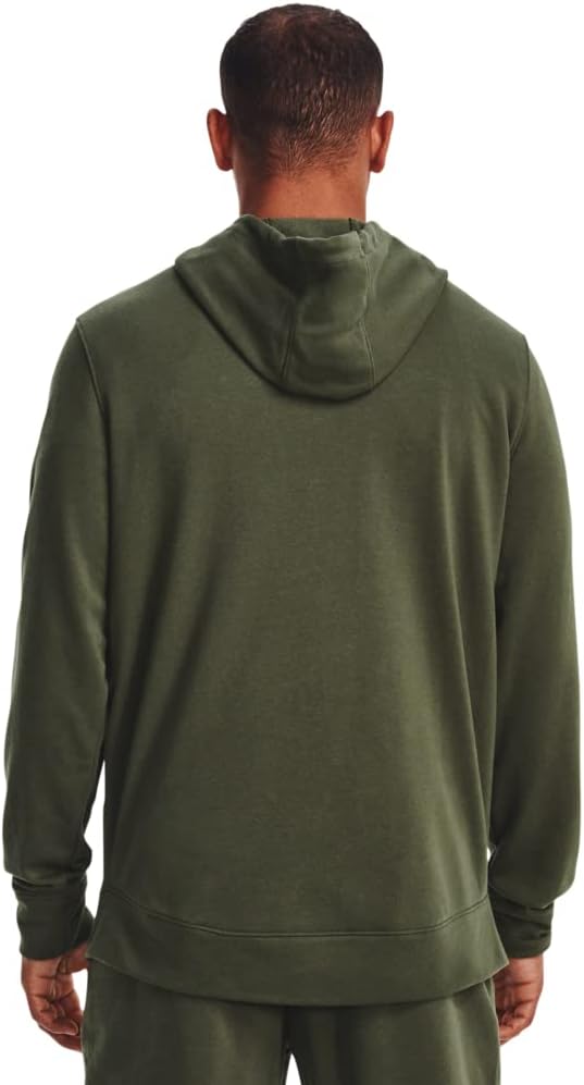 Under Armour Herren Rival Terry LC Full Zip XS (390) Marine Od Green / / Onyx White, XS (390) Marine