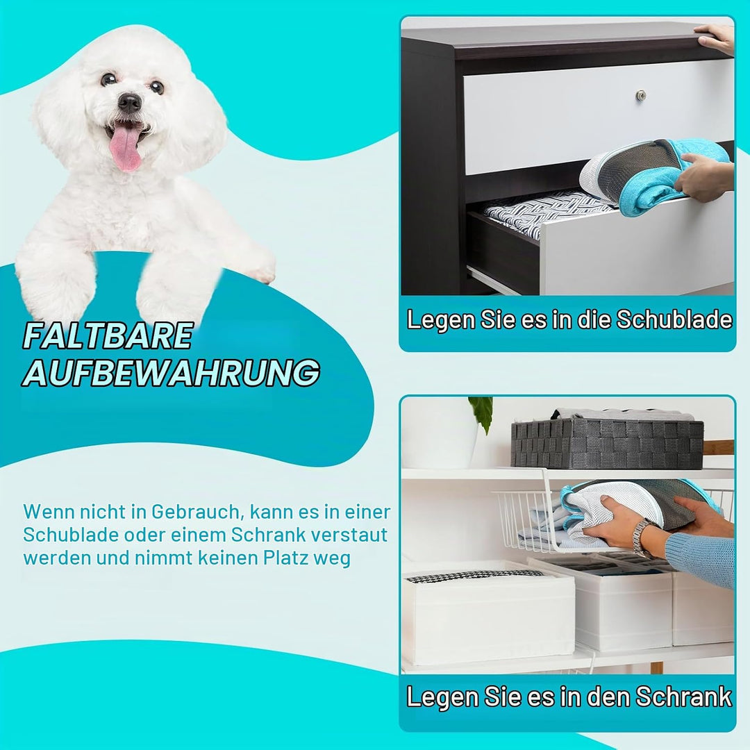 Tragetuch Hund Hundetragetasche Welpen, Atmungsaktives Hundetragetasche bis 5kg Hundetragetuch für K