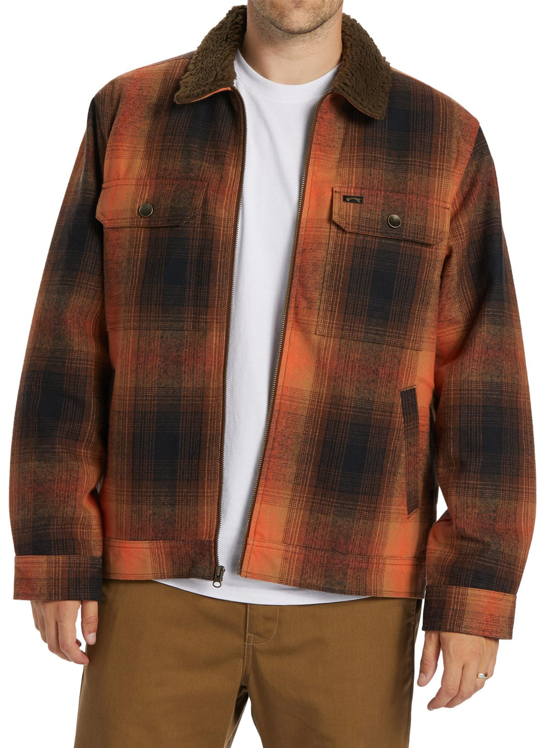 Billabong Herren Barlow Sherpa Windbreaker M braun, M braun